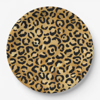 Motif Empreinte de léopard sauvage et exotique