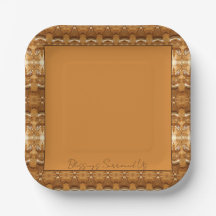 Motif En Brown Et Or