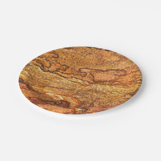 Assiettes En Carton Motif en pierre naturelle