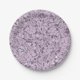 Assiettes En Carton Motif floral William Morris Lavender
