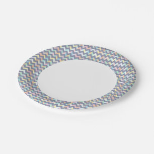 Assiettes En Carton Motif géométrique