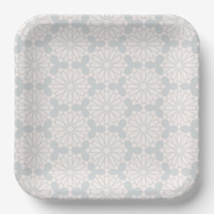 Assiettes En Carton Motif géométrique islamique