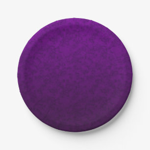 Assiettes En Carton Motif marbré violet