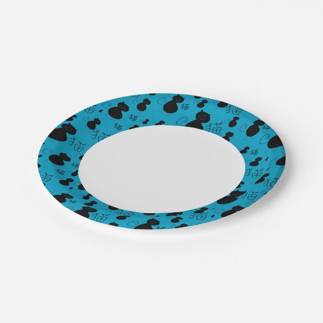 Assiettes En Carton motif mignon (Angle)
