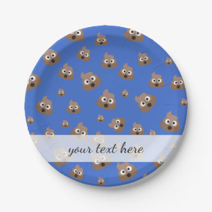Assiettes En Carton Motif mignon d'Emoji de dunette