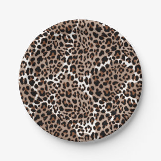 Assiettes En Carton motif poster de animal