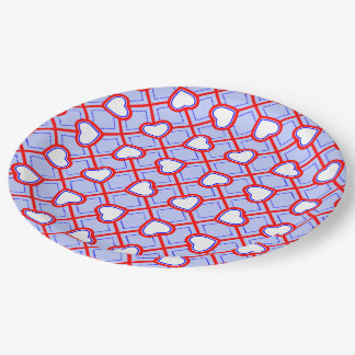 Assiettes En Carton Motif Saxonia