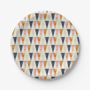 Assiettes En Carton Motif scandinave de drapeau de marine
