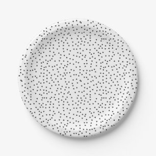 Assiettes En Carton Motif scandinave de triangle de style