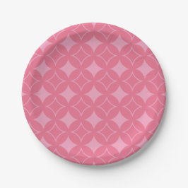 Assiettes En Carton Motif shippo rose