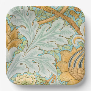 Assiettes En Carton Motif St James (par William Morris)