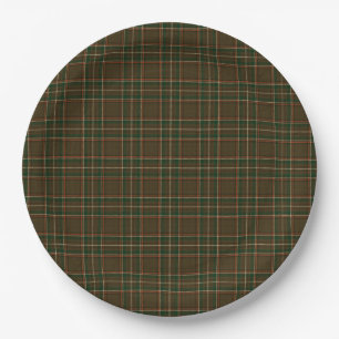 Assiettes En Carton Motif Tartan de la famille Williams