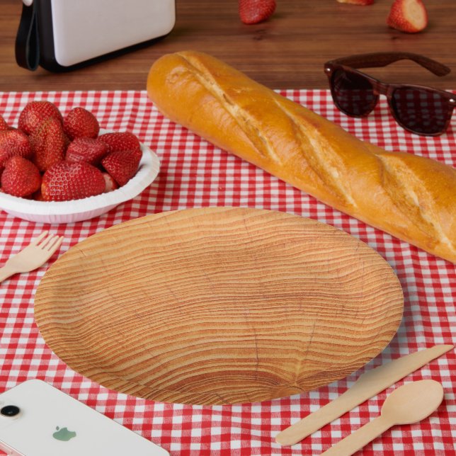 Assiettes En Carton Motif TIMBRE DE COUPE (Pique-nique)