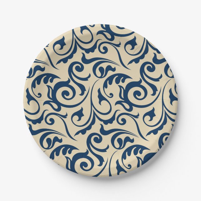 Assiettes En Carton Motifs persans Inspiration 2 (Devant)