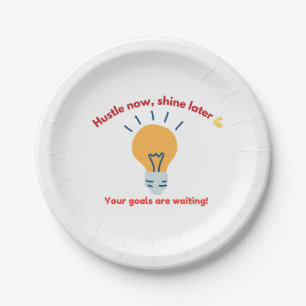 Assiettes En Carton Motivation du succès