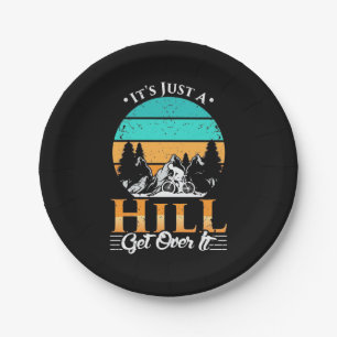 Assiettes En Carton Mountain Biker Get Over Hill