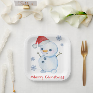 Assiettes En Carton Mr. Frosty