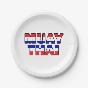 Assiettes En Carton Muay Thai