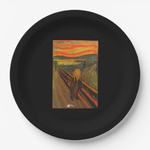 Assiettes En Carton Munch - Le cri de glace