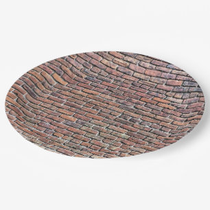 Assiettes En Carton Mur en briques