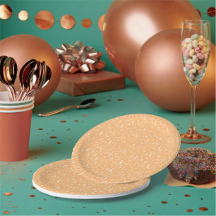 Assiettes En Carton musique blanche