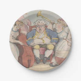 Assiettes En Carton Musique - Plaques de papier rond