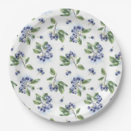 Assiettes En Carton Myrtille