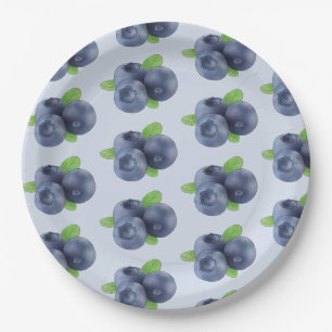 Assiettes En Carton myrtilles