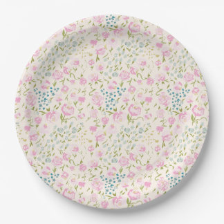 Assiettes En Carton Napkin Floral Heaven