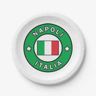 Assiettes En Carton Napoli Italia