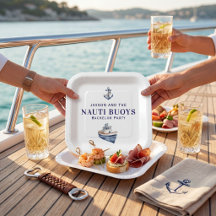 Nauti Buoy Enterrement de Vie de Garçon Aquarelle