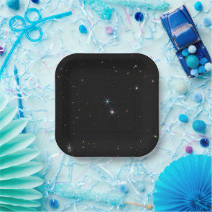 Assiettes En Carton Neptune système de anneau centaines de galaxies We