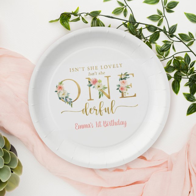 Assiettes En Carton N'est-elle pas la fête d'anniversaire de la fille  (Créateur téléchargé)