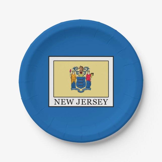 Assiettes En Carton New Jersey (Devant)