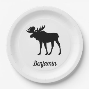 Assiettes En Carton Nice Moose