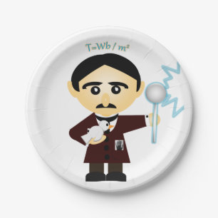 Assiettes En Carton Nikola Tesla