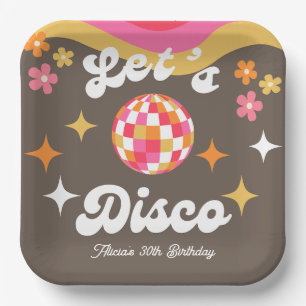 Assiettes En Carton N'importe quel âge Retro Super les années 70 Disco