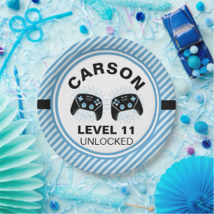 Assiettes En Carton Niveau vers le haut Jeu Personnalisé Jeu d'anniver