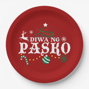 Assiettes En Carton Noël aux Philippines - Diwa ng Pasko