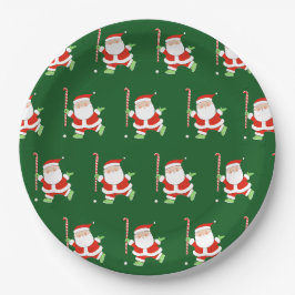 Assiettes En Carton Noël de hockey sur gazon