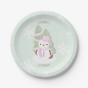 Assiettes En Carton Noël des motoneiges