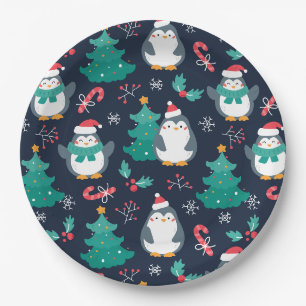 Assiettes En Carton Noël drôle