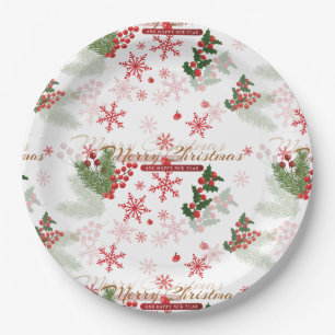 Assiettes En Carton Noël élégant