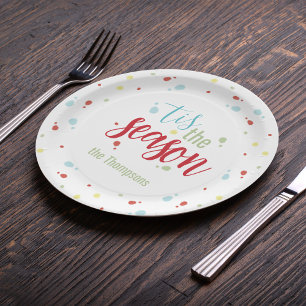 Assiettes En Carton Noël Festive simple Tis the Season