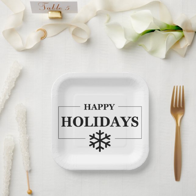 Assiettes En Carton Noël Joyeux Noël Joyeux Noël (Mariage)