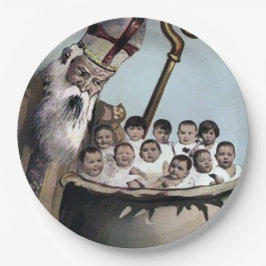 Assiettes En Carton Noël Père Noël en colère