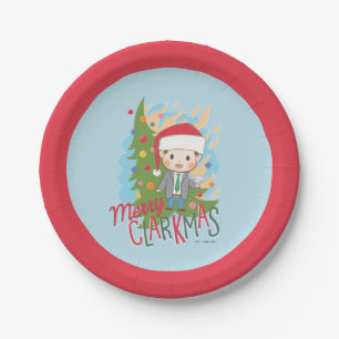 Assiettes En Carton Noël vacances Joyeux Clarkmas