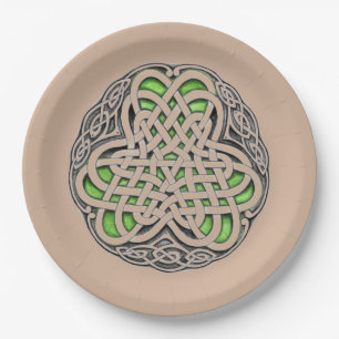 Assiettes En Carton noeud celtique