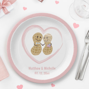 Assiettes En Carton Noix sur l'autre partie Wedding shower amusant