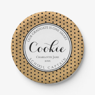 Assiettes En Carton Nom licencié elle est un biscuit futé